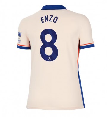 Chelsea Enzo Fernandez #8 Segunda Equipación Mujer 2024-25 Manga Corta